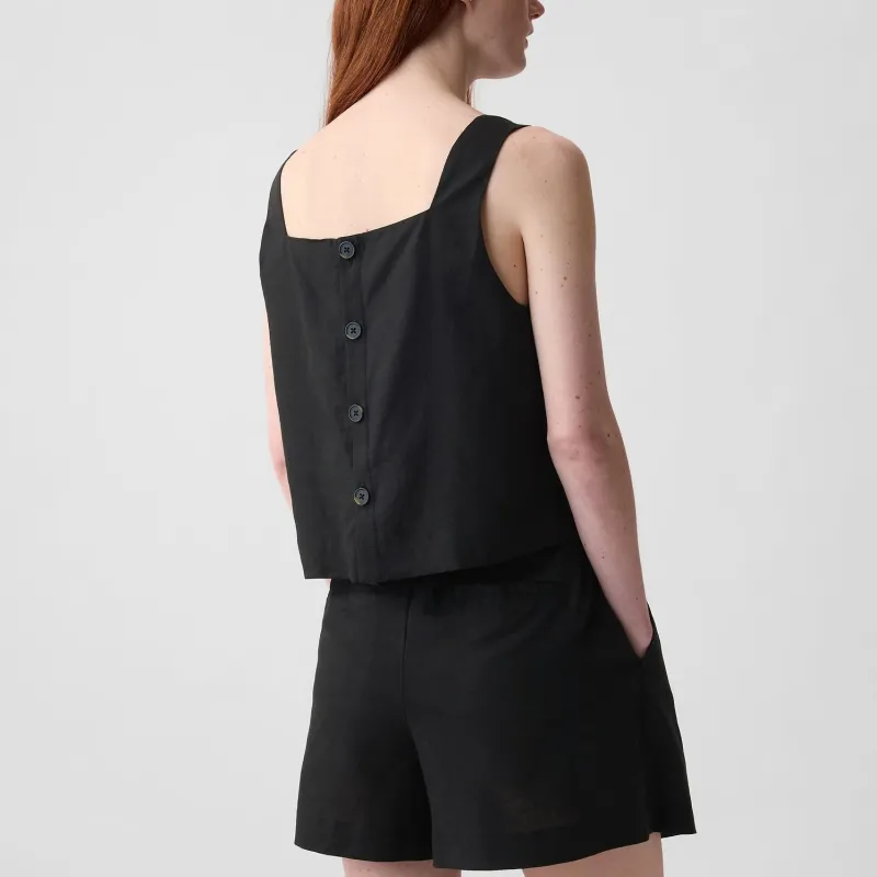GAP Tank Tops Women's Black-2