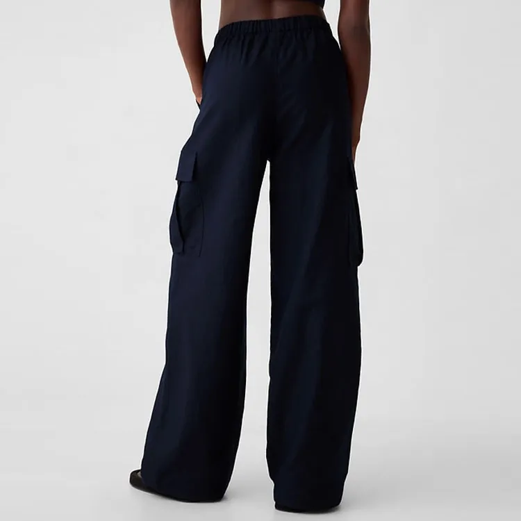 GAP Casual Pants Women's Marine Blue-2