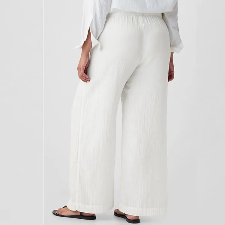 GAP Casual Pants Women's New Gray White-5