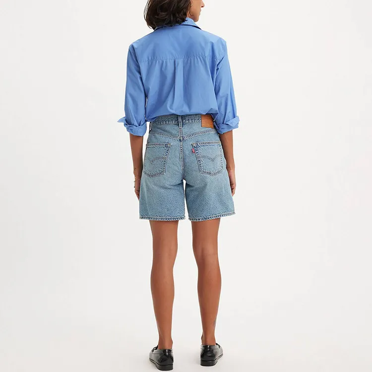 Levi's Denim Shorts Women's Blue-4