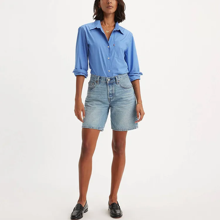 Levi's Denim Shorts Women's Blue-1