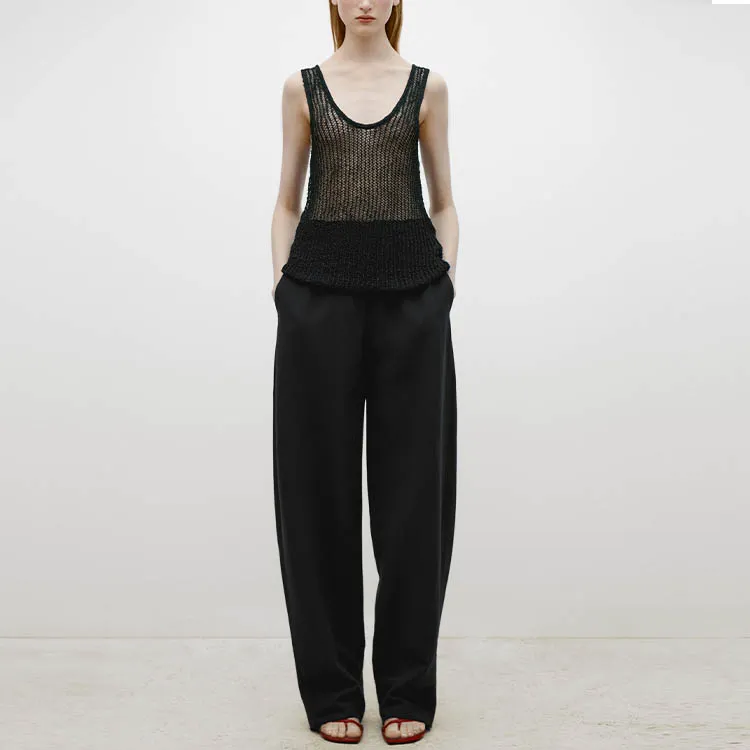 Massimo Dutti Tank Top Women's Black-2