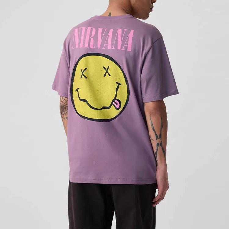 GAP T-Shirts Men Purple-2