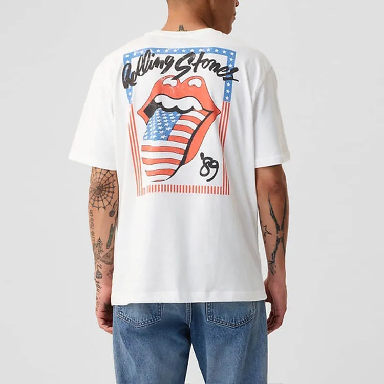 GAP Legendary Artist Series T-Shirt Men's New Gray White-2