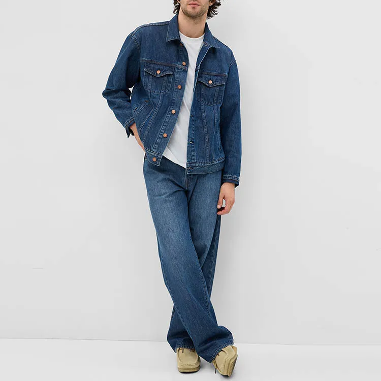GAP Denim Jacket Men's Dark Indigo-1