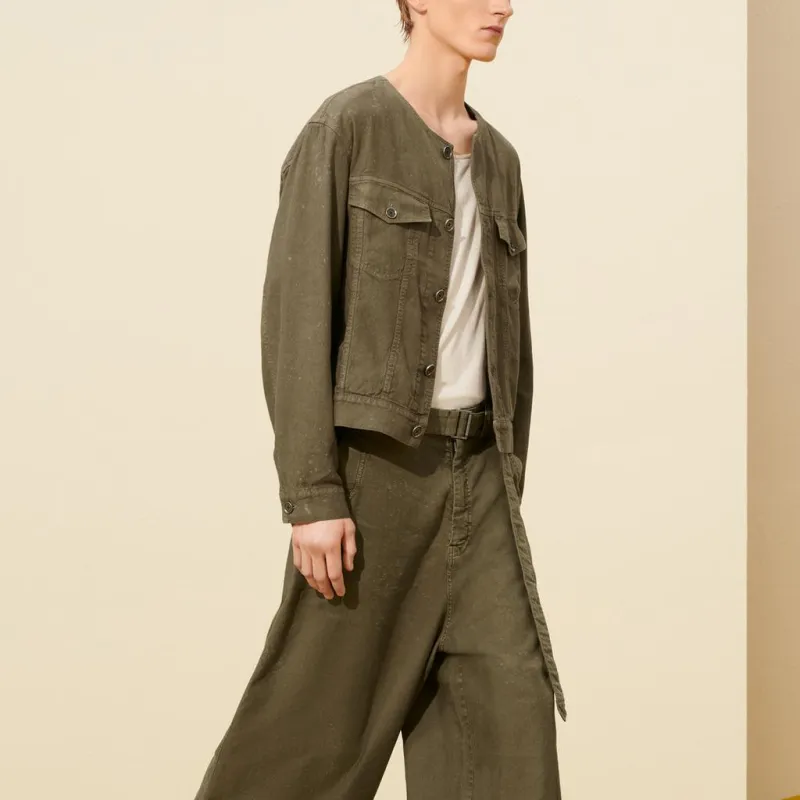 ZARA Jackets & Coats Men's Khaki-2