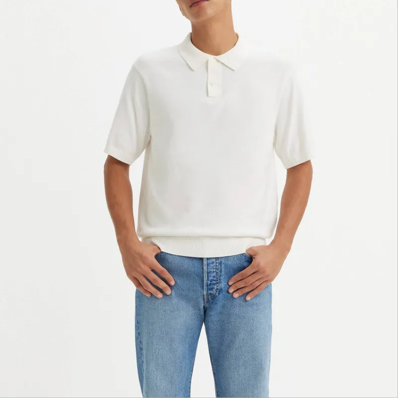 Levis Polo Shirts Men White-2
