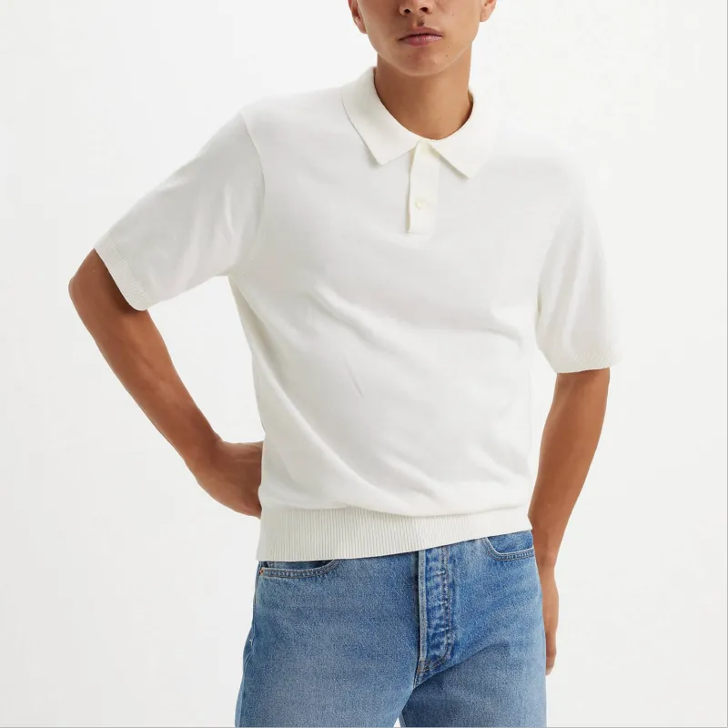 Levis Polo Shirts Men White-3