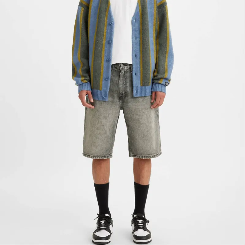 Levis Denim Shorts Men Gray-1