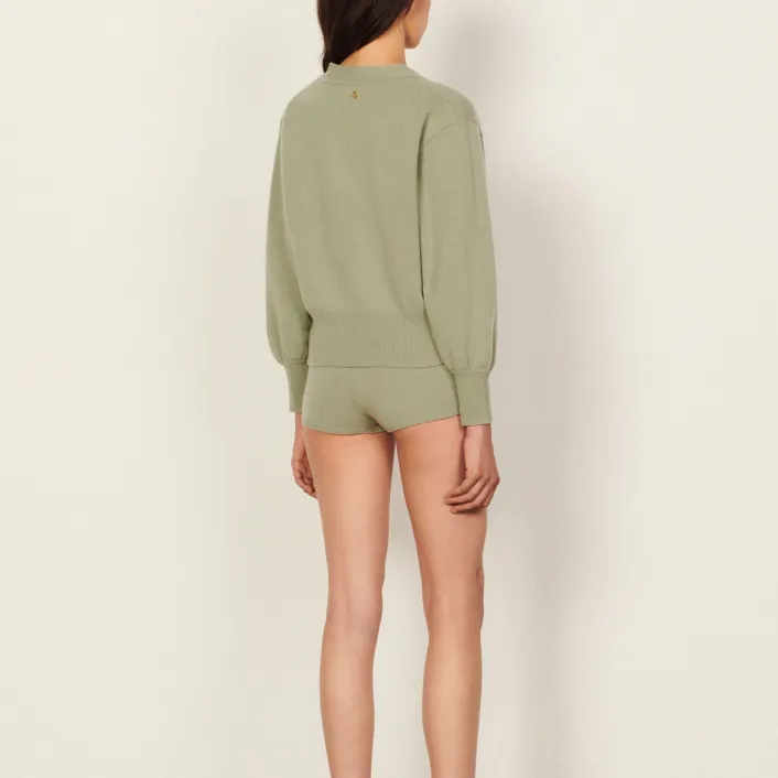 Sandro Knitwear Women's Khaki Green-2