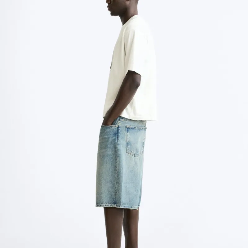 ZARA T-Shirts Men White-4