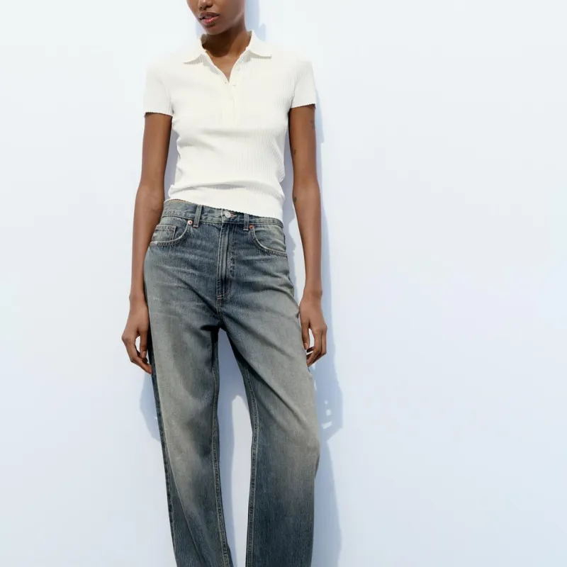 ZARA T-Shirt Women's Frosted White-2