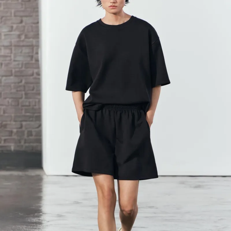 ZARA Sweatshirts Women's Black-4