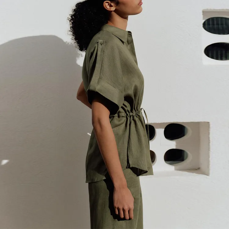 ZARA Shirts Women's Khaki-3