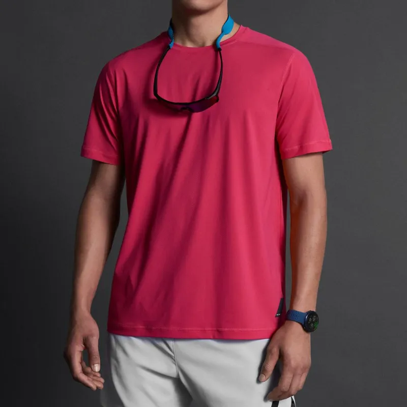 ZARA T-Shirt Men's Neon Pink Red-3