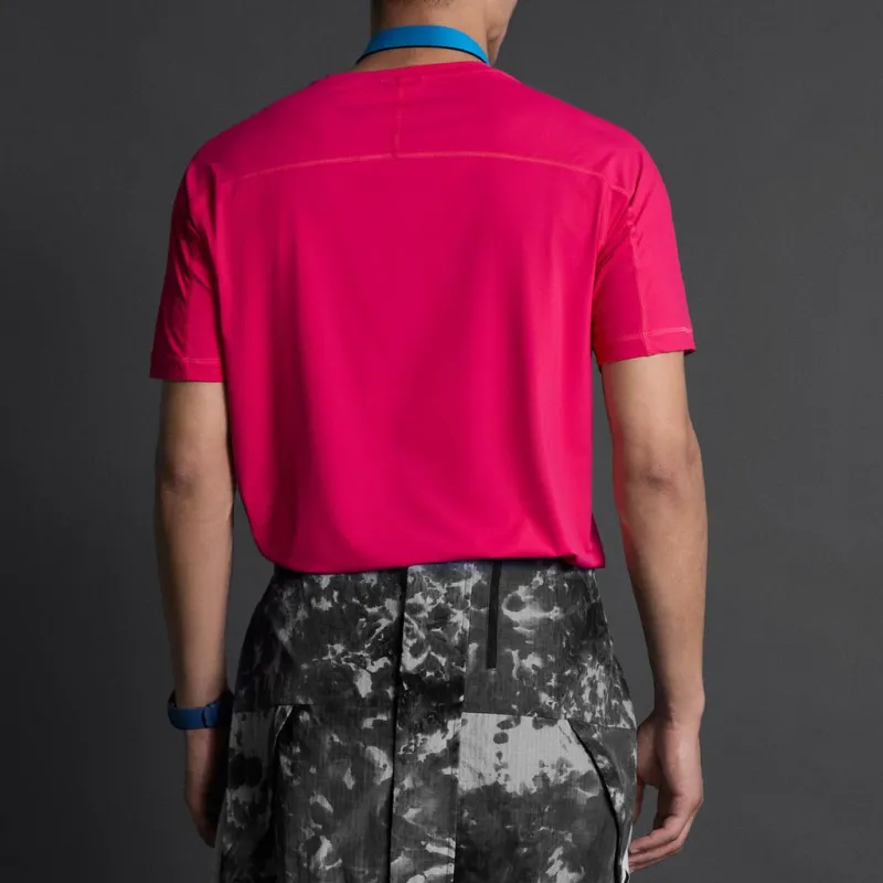 ZARA T-Shirt Men's Neon Pink Red-4