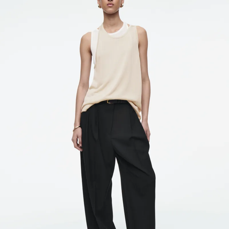 COS Tank Tops Women's Cream-2