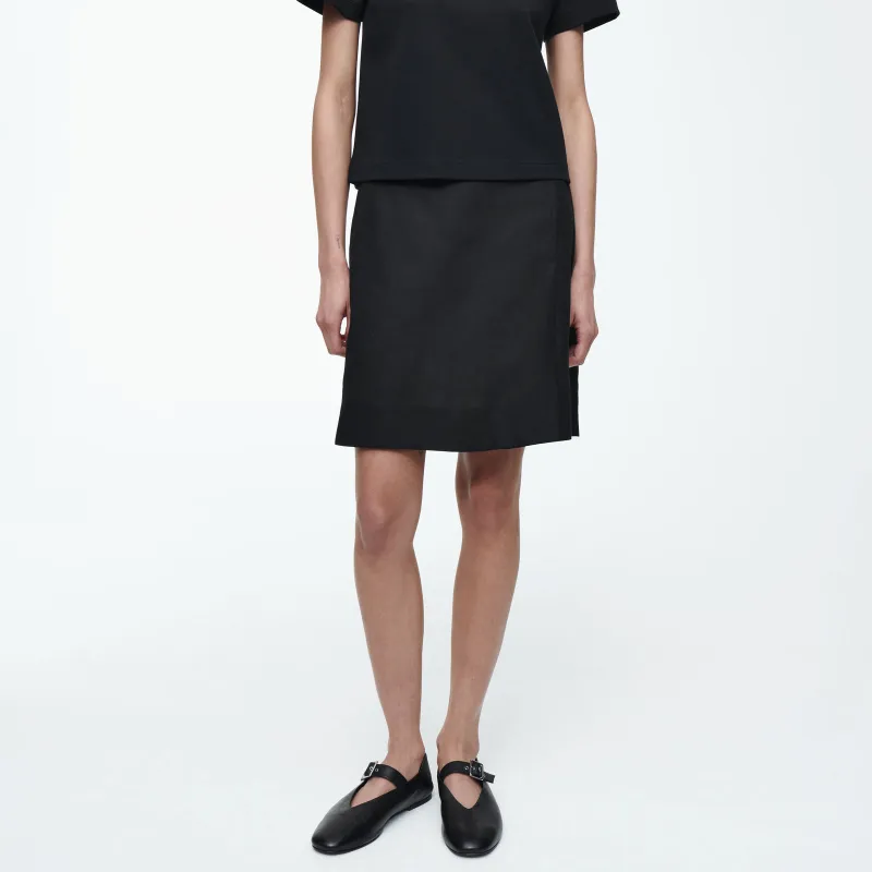 COS Casual Short Skirts Women's Black-1