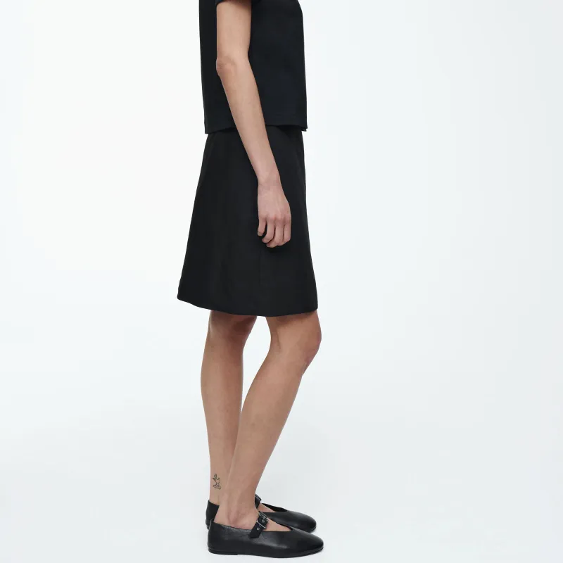 COS Casual Short Skirts Women's Black-3