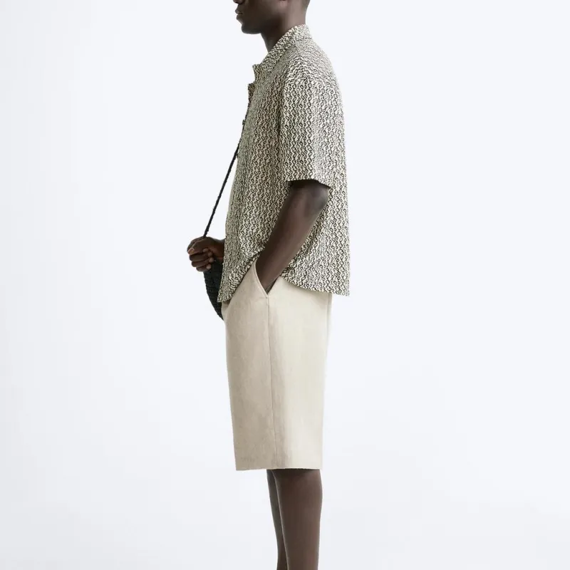 ZARA Shirts Men Black-4