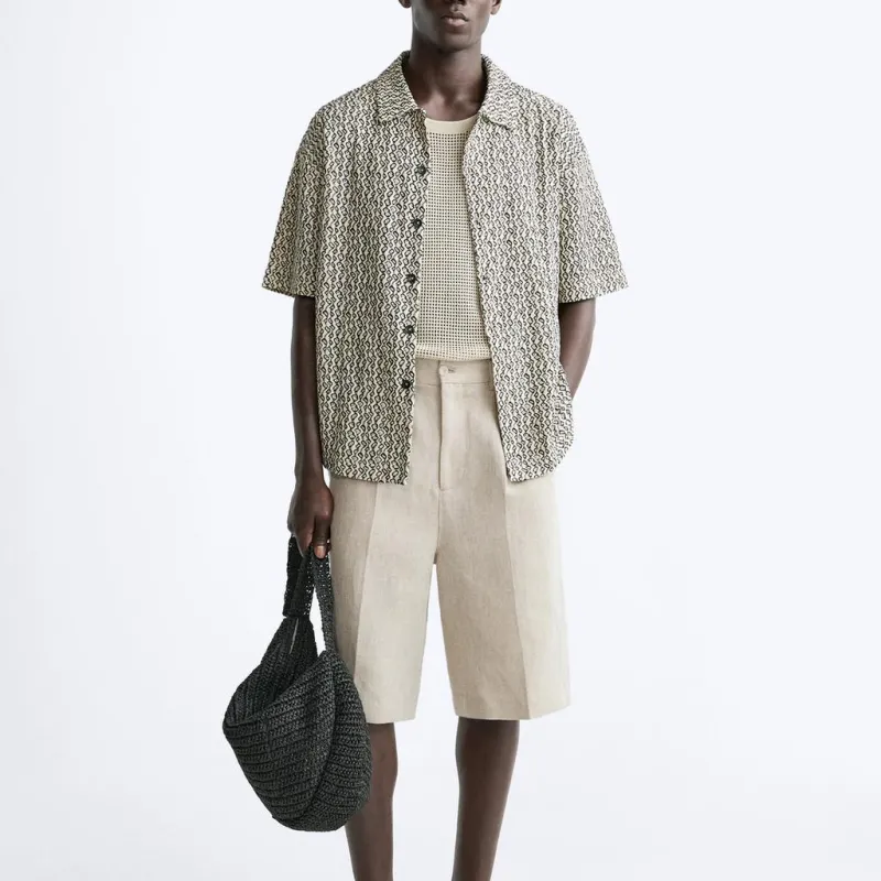 ZARA Shirts Men Black-2