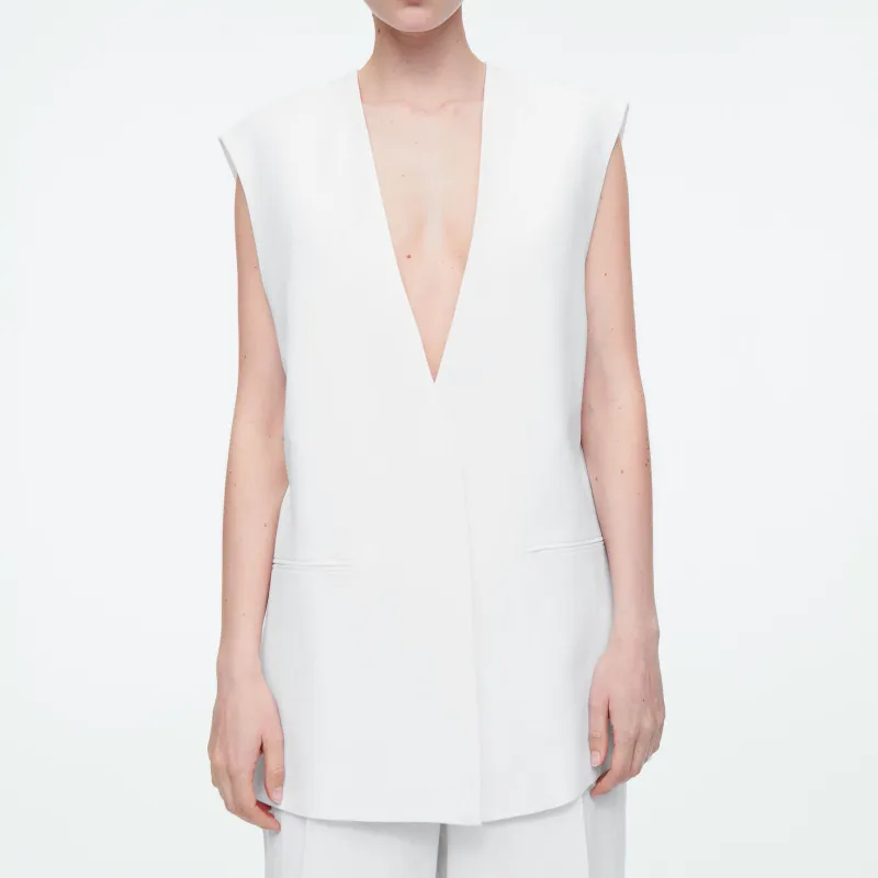 COS Vests Women's White-1