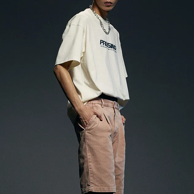 H&M T-Shirt Men's White/Pausing-2