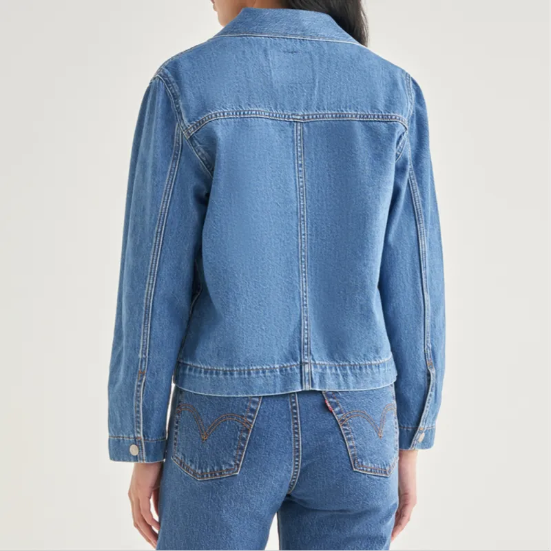 Levi's Denim Jacket Women's Medium Blue-1