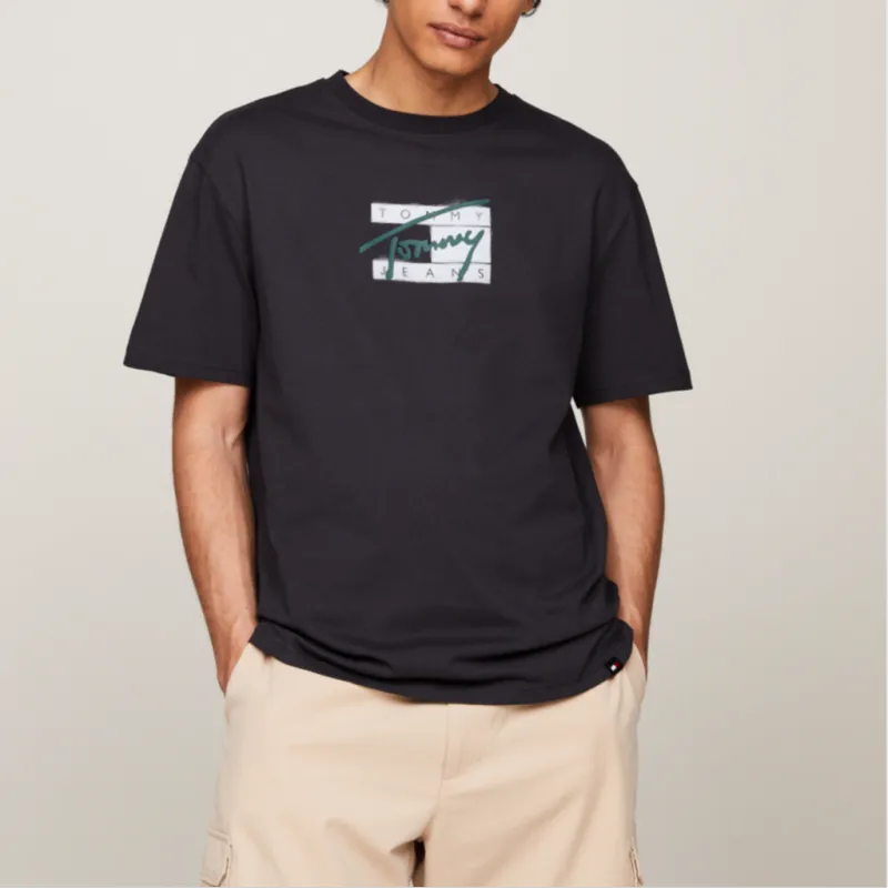 Tommy Hilfiger T Shirt Men's Black-1