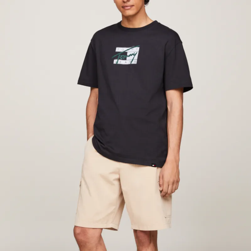 Tommy Hilfiger T Shirt Men's Black-3