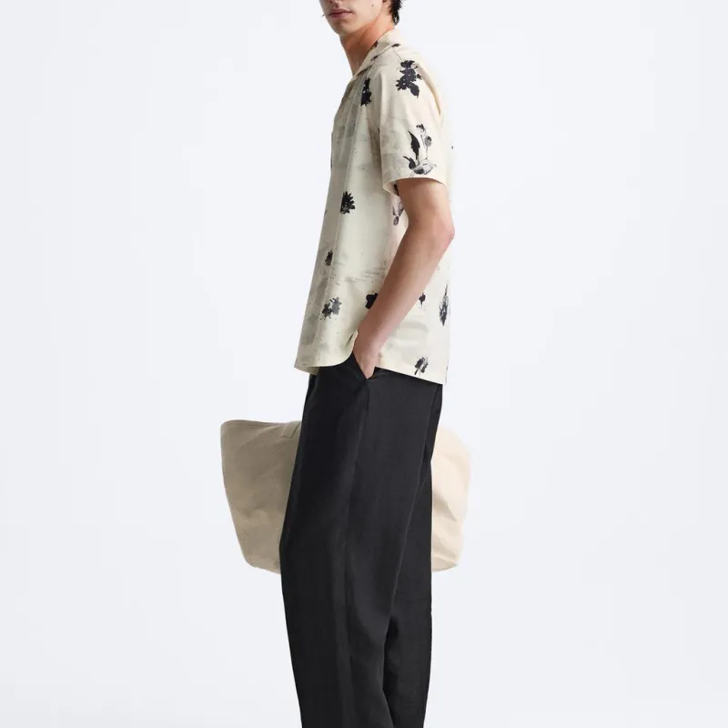 ZARA Shirts Men White-4