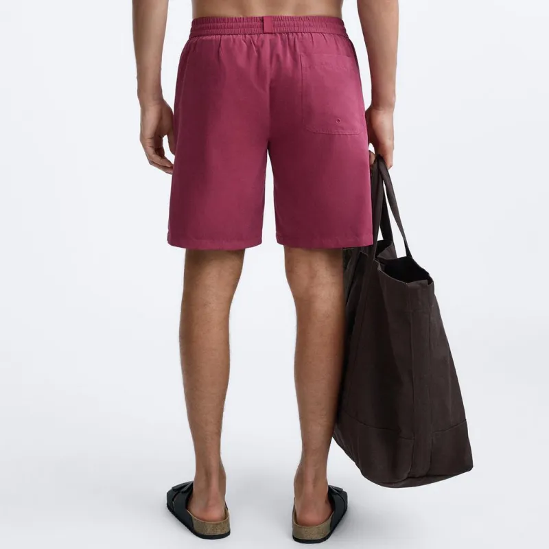ZARA Swimming Shorts Men's Dark Purple Red-3