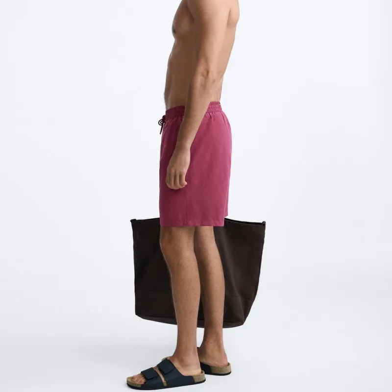ZARA Swimming Shorts Men's Dark Purple Red-4