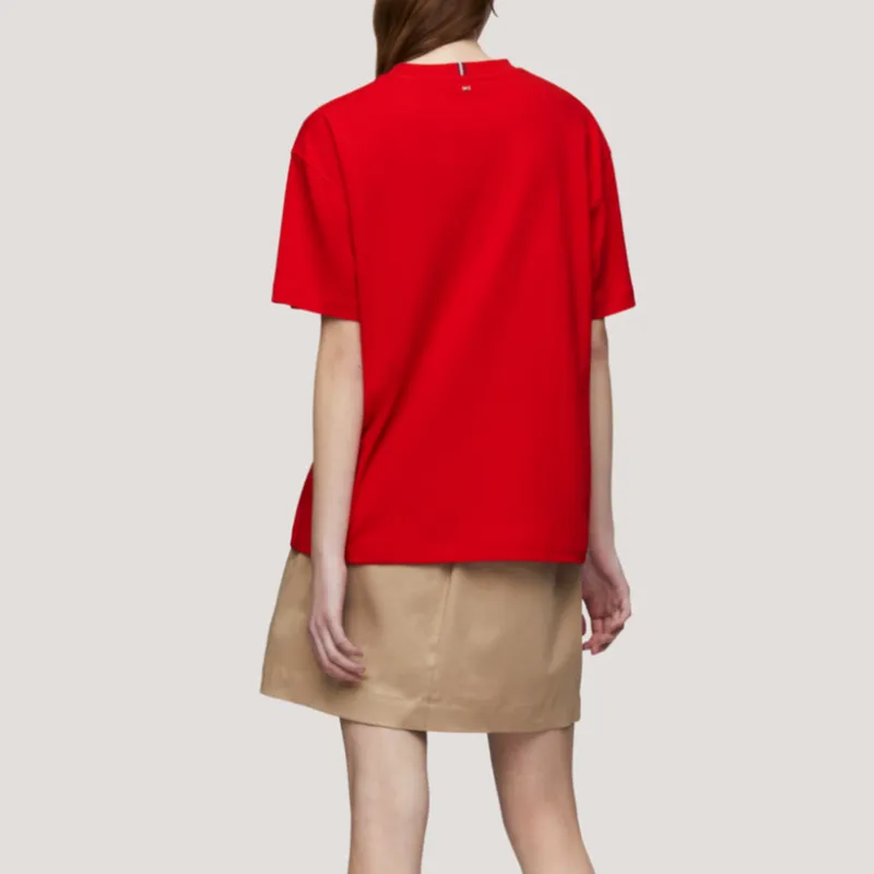 Tommy Hilfiger T-Shirt Women's Red-2