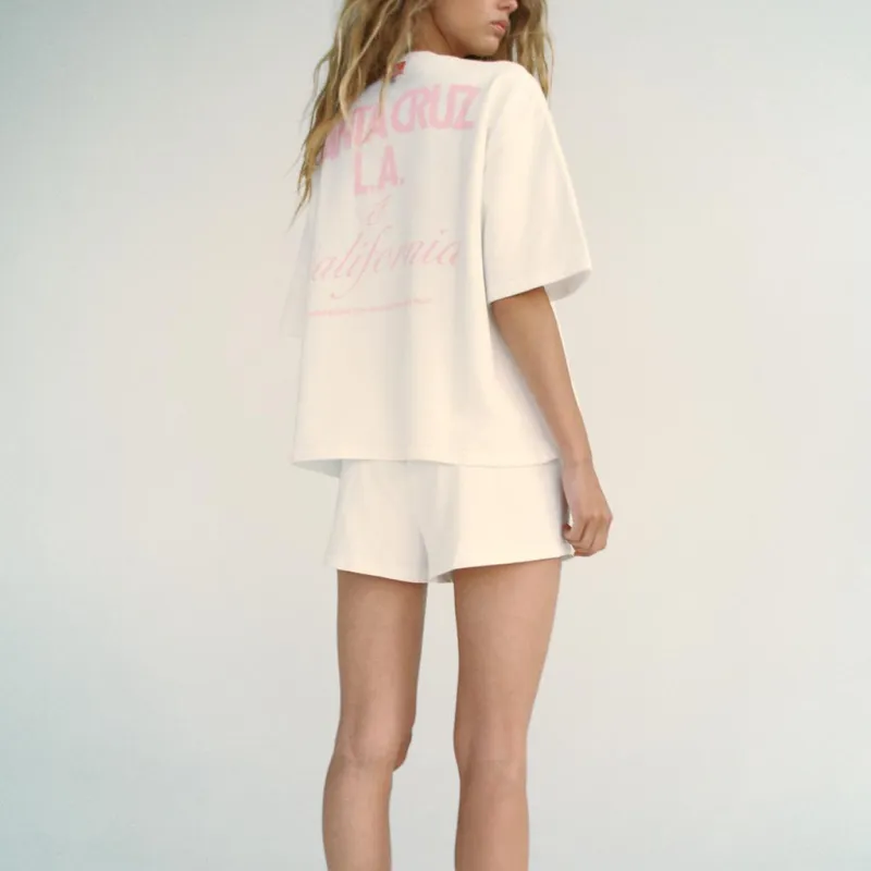 ZARA Sweatshirts Women's White-3