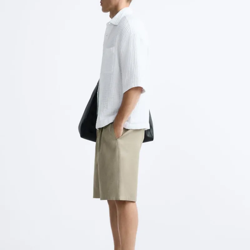 ZARA Shirts Men White-4