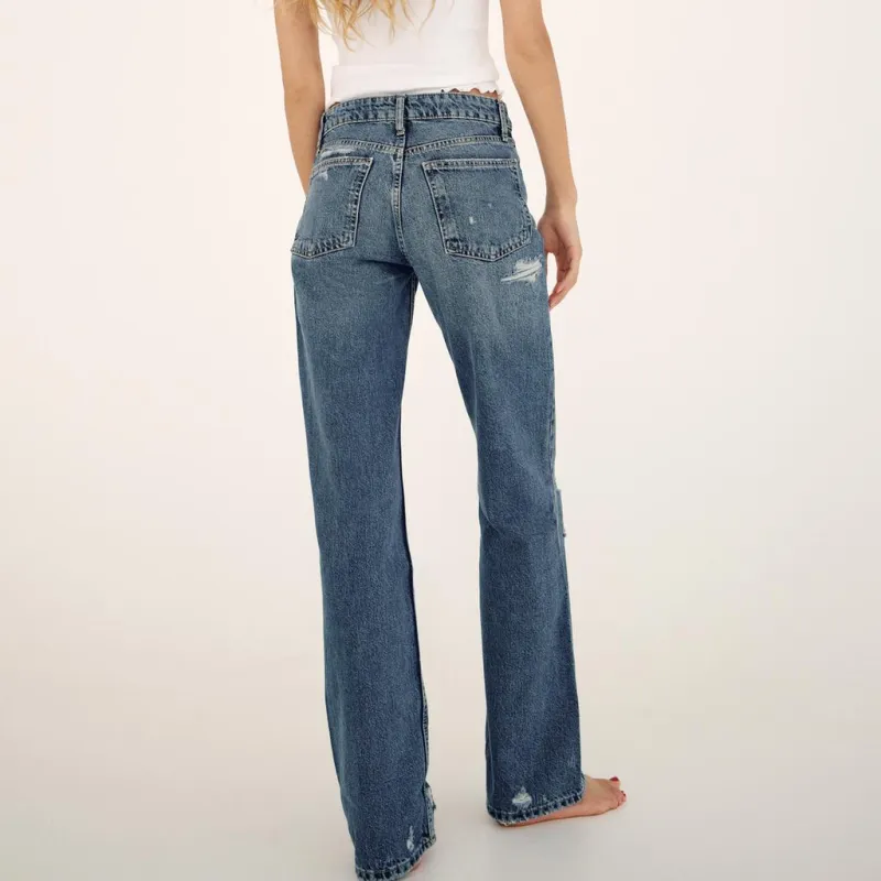 ZARA Trf Jeans Women's Blue-3