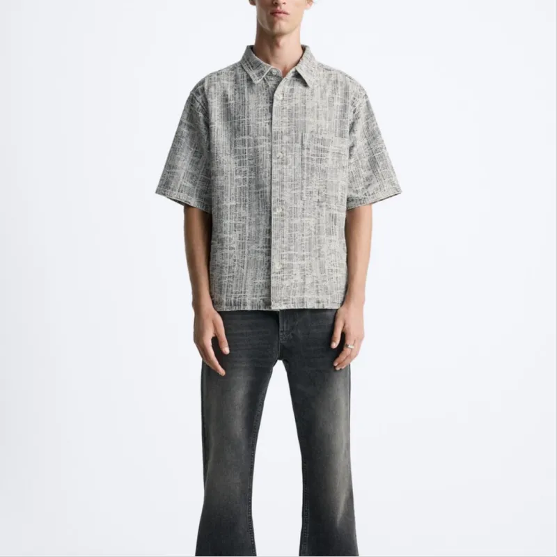 ZARA Shirts Men Black-2