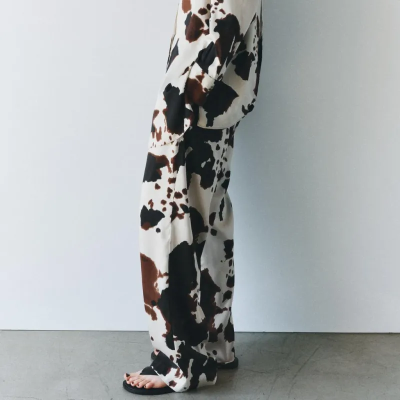 ZARA ZW Series Casual Pants Women's Brown-4