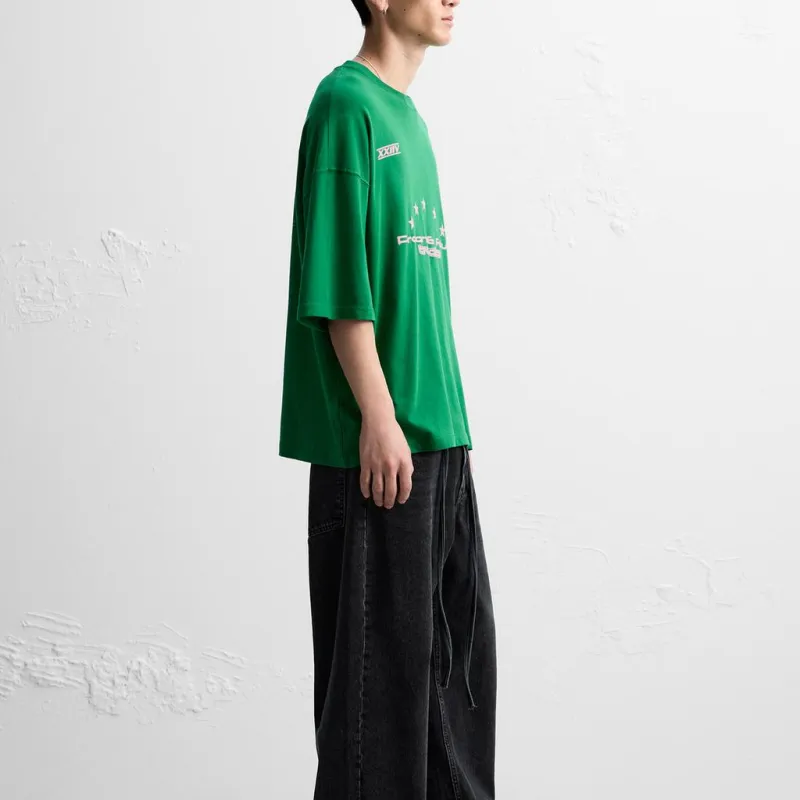 ZARA T-Shirts Men Dark Green-2