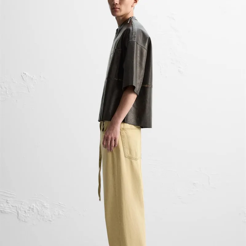 ZARA Shirts Men Brown-3