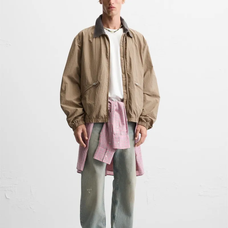 ZARA Jackets Men Tan-2