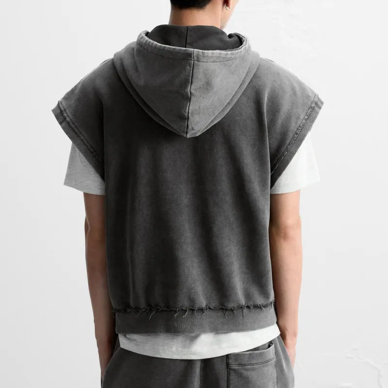 ZARA Sweatshirts Men Coal Gray-3