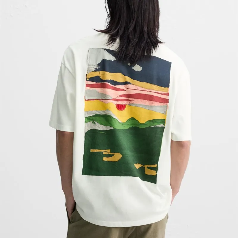 ZARA T-Shirts Men White-3