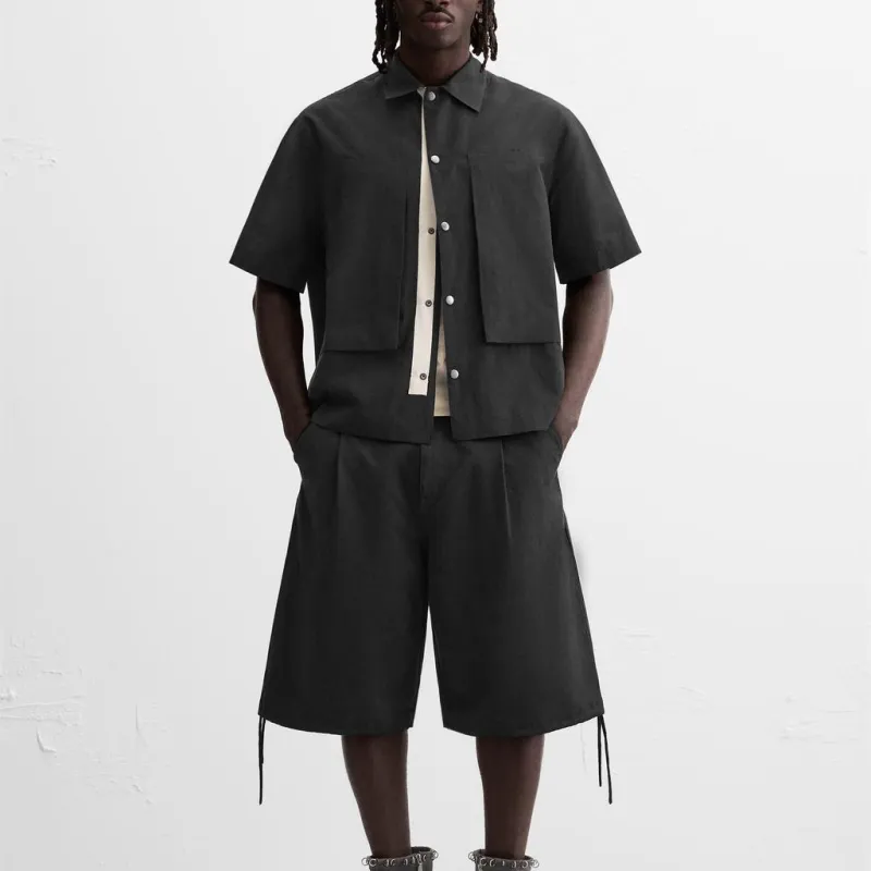 ZARA Shirts Men Black-4