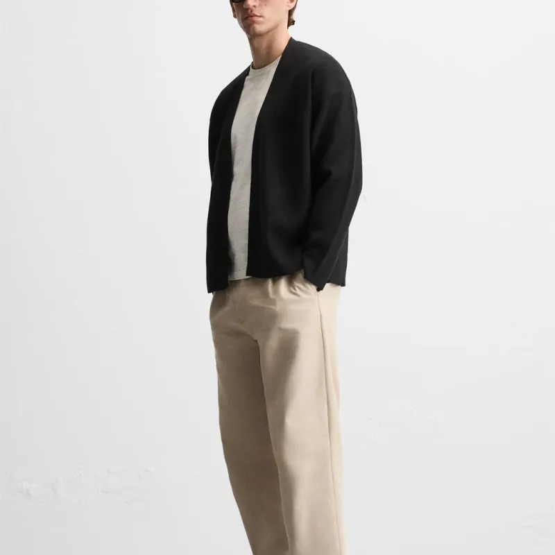 ZARA Knitwear Men Black-4