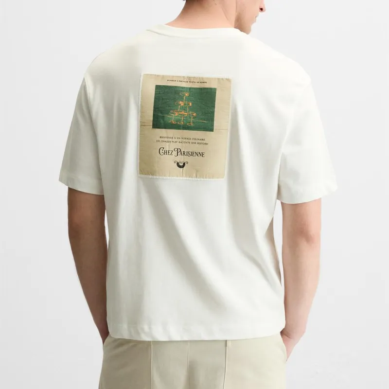 ZARA T Shirt Men's Frosted White-2