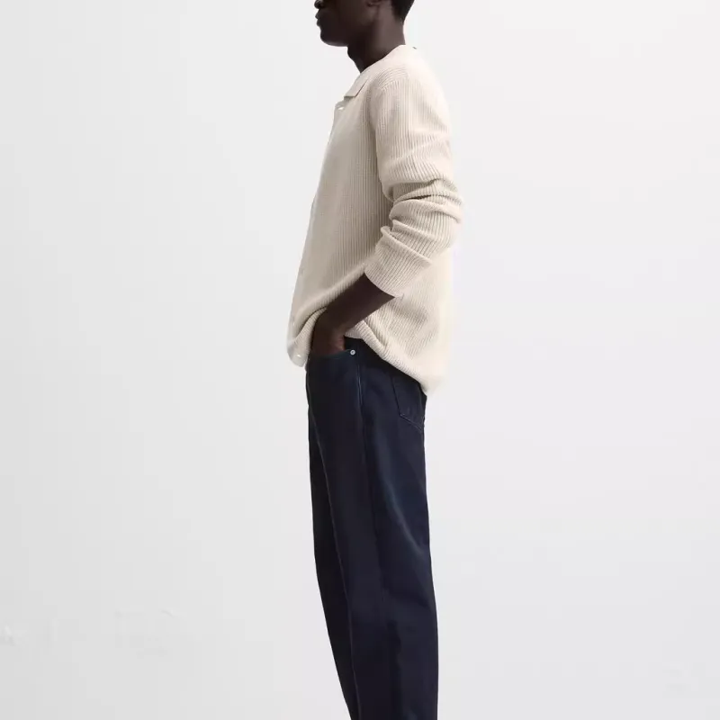 ZARA Knitwear Men White-5
