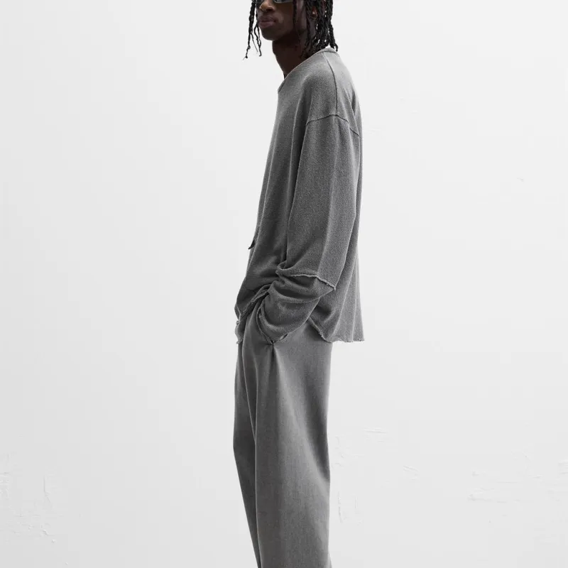 ZARA Knitwear Men Coal Gray-4