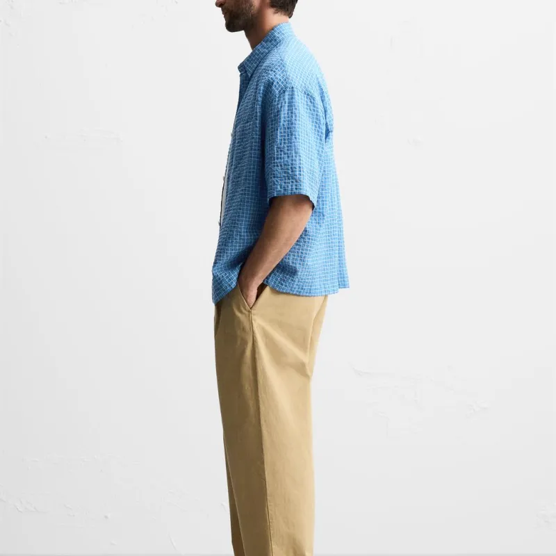 ZARA Shirts Men Dark Blue-4